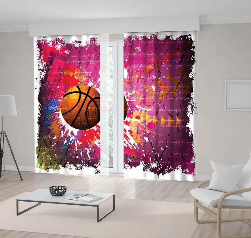 Занавес вектор фон Баскетбол Спорт плакат художественная иллюстрация