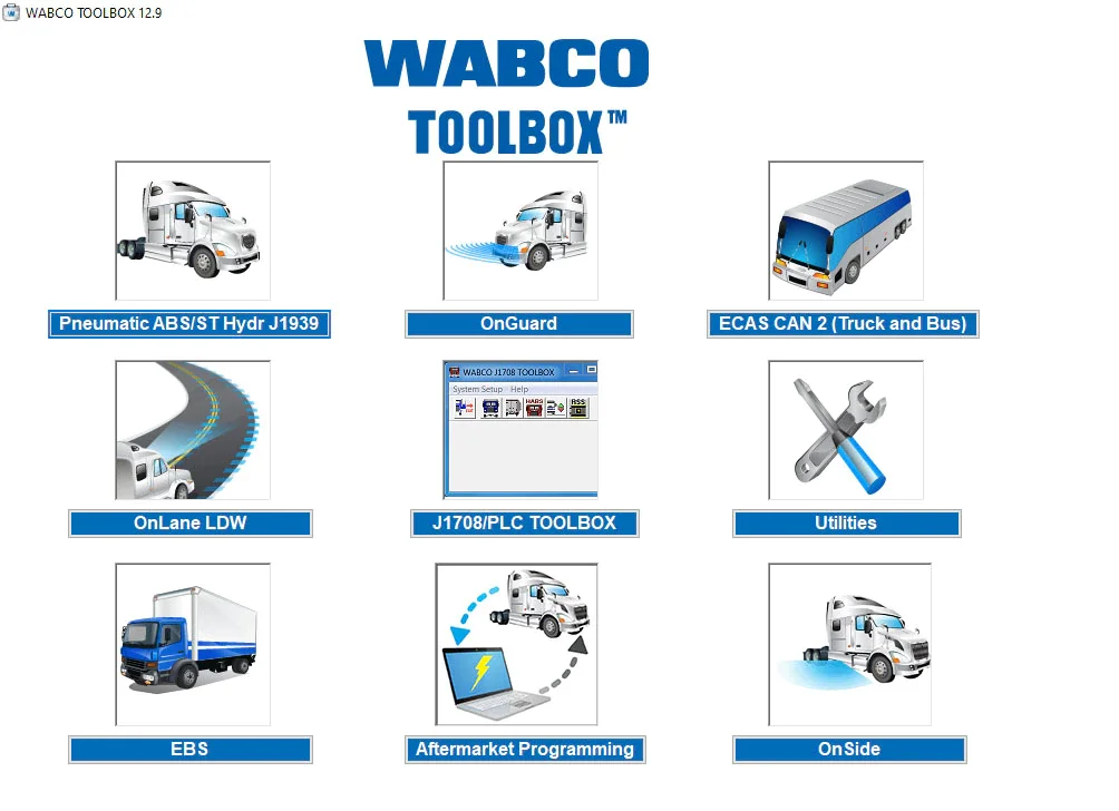 

Meritor WABCO TOOLBOX 12.9 FULL - Latest Version