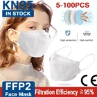 Маска FFP2 многоразовая, 5 слоев, сертифицированная CE KN95, FFP2