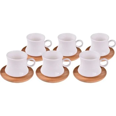 

Bambum Largi Porcelain Set of 6 Tea Cups Tea Set