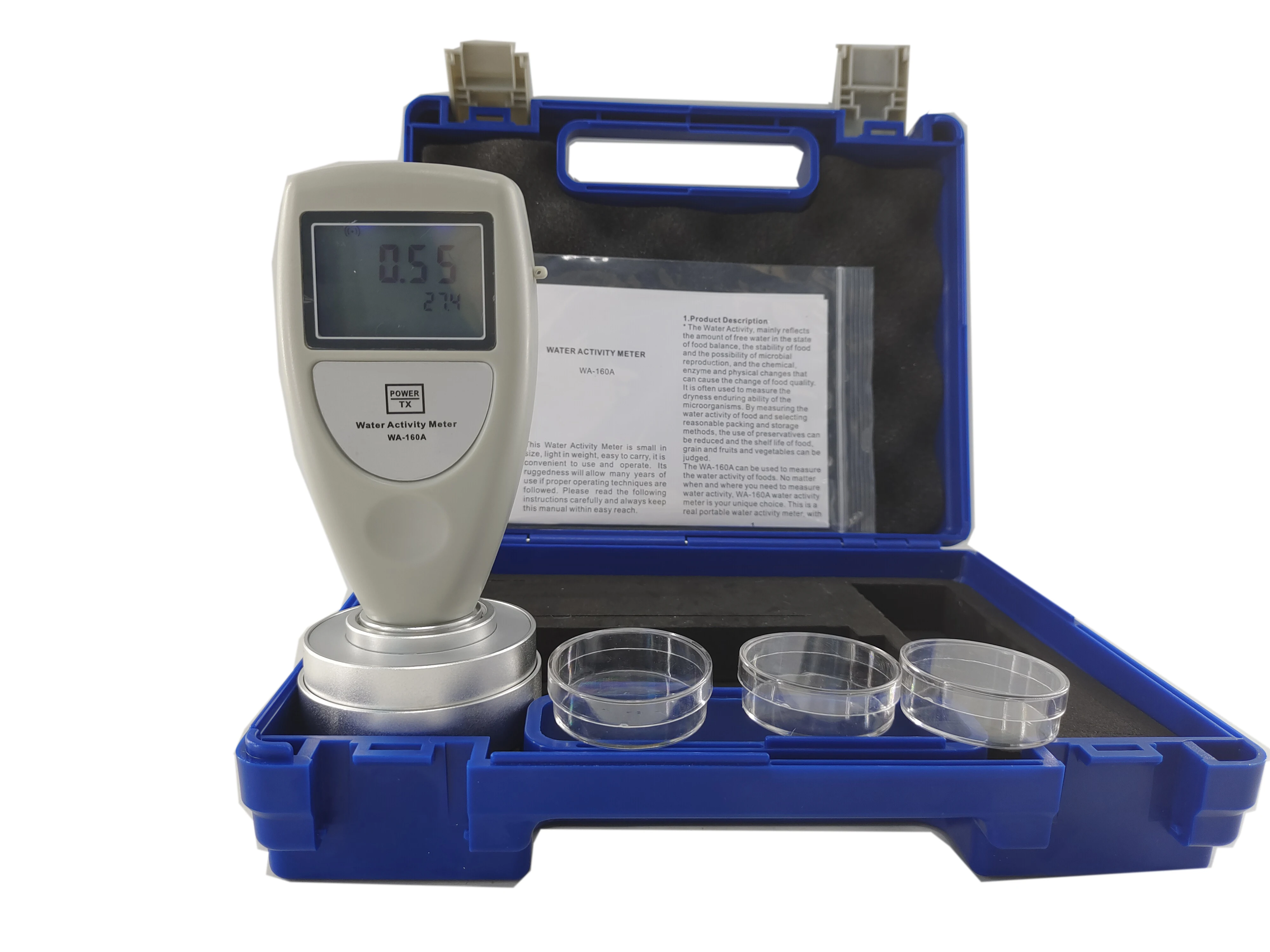

Portable Food Water Activity Meter Tester with Bluetooth Data Adapter and Software Receive Signals Within 10 Meters