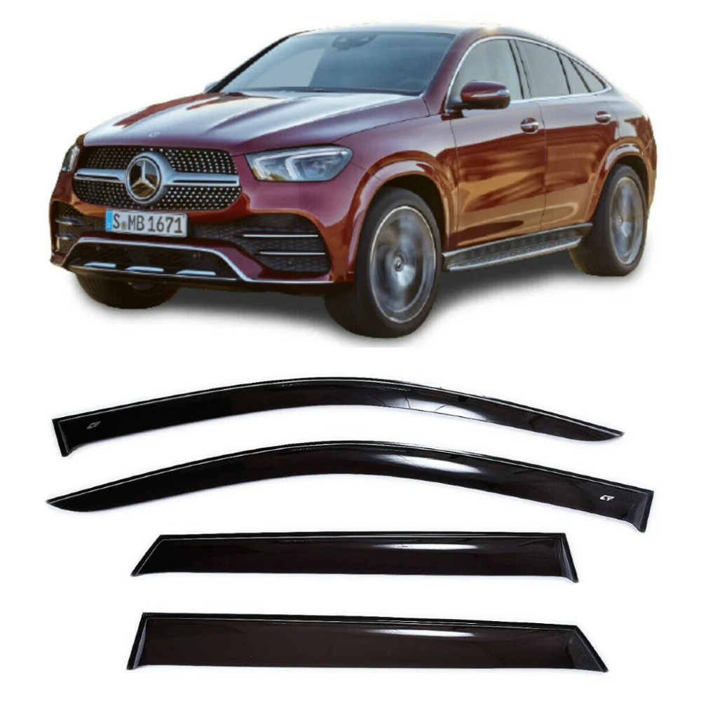 Дефлекторы окон Cobra Tuning M37520 на авто Mercedes Benz GLE Coupe 2019 н.в 4 шт./комп. ветровики от