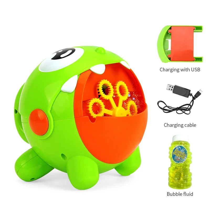 JJRC V02 Новая электрическая пузырьковая машина с милым драконом уличные игрушки