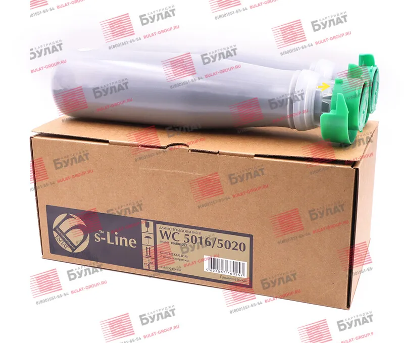 Тонер-картридж БУЛАТ s-Line 106R01277 для Xerox WC 5016 5020 (Чёрный 6300 стр.) | Компьютеры и офис