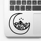 Виниловый художественный стикер с символами ночного двора, украшение на окно автомобиля, наклейки для Apple Macbook Air Pro с символами ринсена