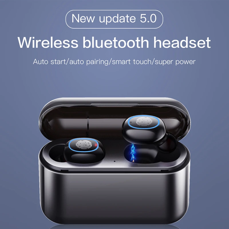 Настоящие беспроводные наушники Bluetooth наушники беспроводные наушники TWS беспроводные наушники 5,0 музыкальные спортивные наушники с микрофоном