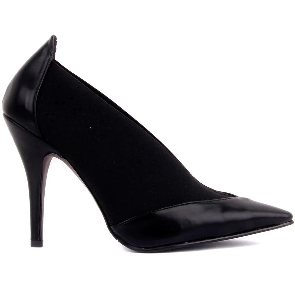 Guja-черные женские туфли на высоком каблуке | Обувь