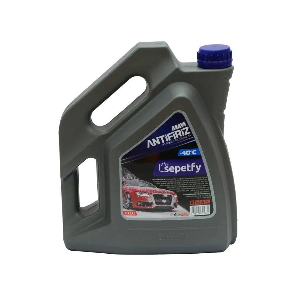 

3 Lt. Car Frost Protection -40 C SEPETFY Liquid Anti Freeze (Blue) Refrigerant Summer Winter Cooling Engine Protection