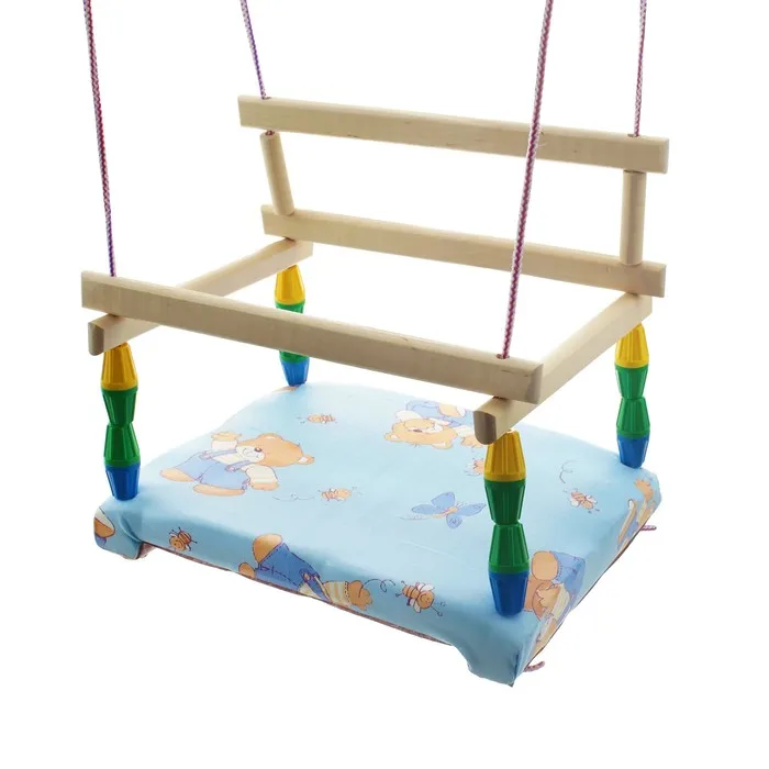 Качели детские с мягким сиденьем (комплект из 2 шт) | Игрушки и хобби