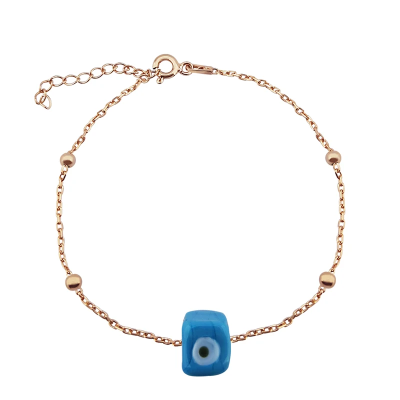 Браслет злой глаз VAOOV серебристый с узором в виде 925 пробы | Украшения и аксессуары