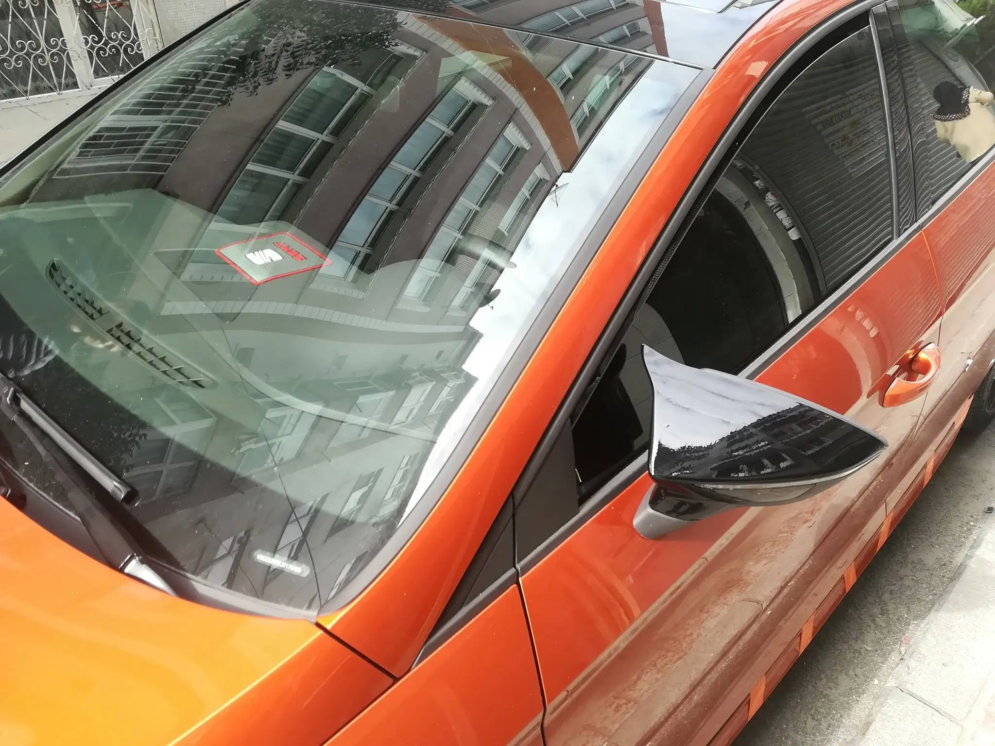 Seat Leon с бетменом зеркала Mk3 5F FR 2012 2013 2014 2015 2016 2017 2018 2019 глянцевый черный 2 трек