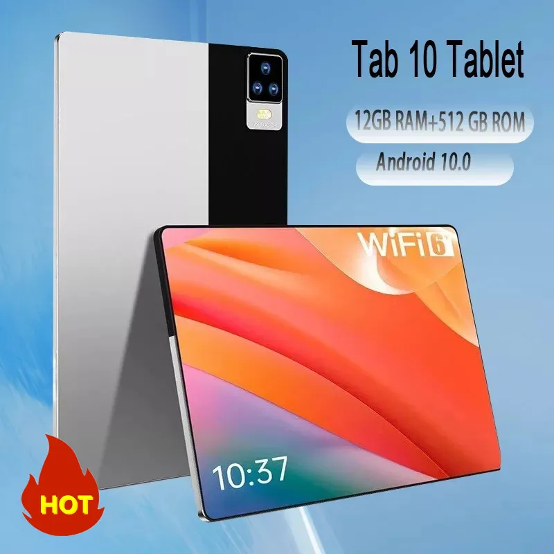 

Планшет New Tab 10, Android, 12 Гб ОЗУ, 512 Гб ПЗУ