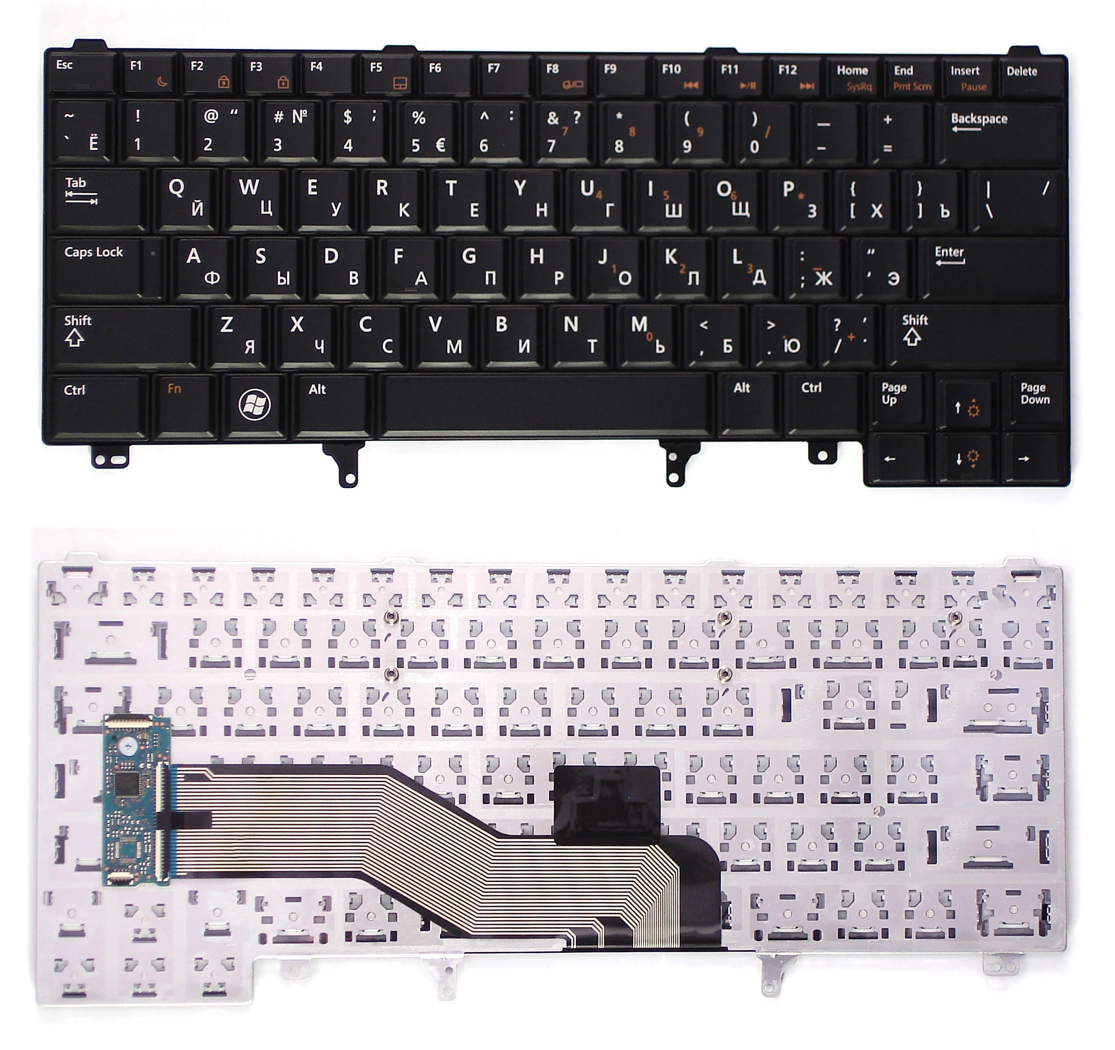 Клавиатура для ноутбука Dell Latitude E6320 E6420 E5420 черная без указателя | Компьютеры и