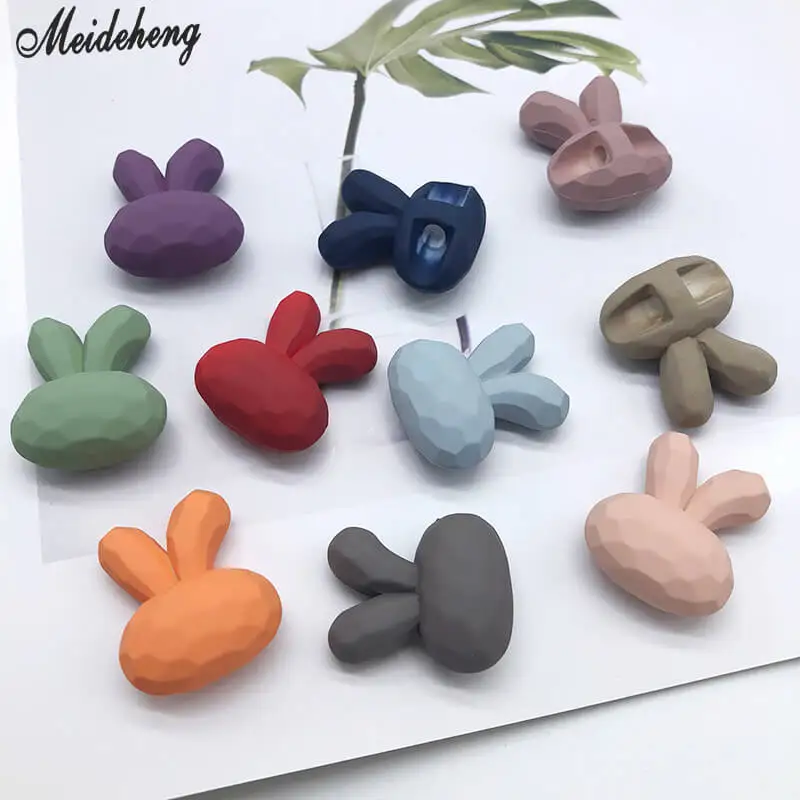 Акриловый кролик большой брелок для ключей с бусинами DIY аксессуары детские