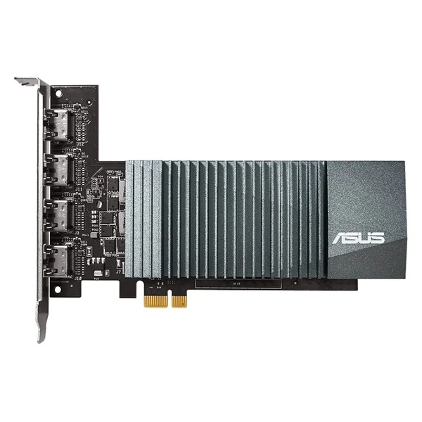 Видеокарта Asus NVIDIA GT 710-4H-SL-2GD5 2 ГБ DDR5 | Компьютеры и офис