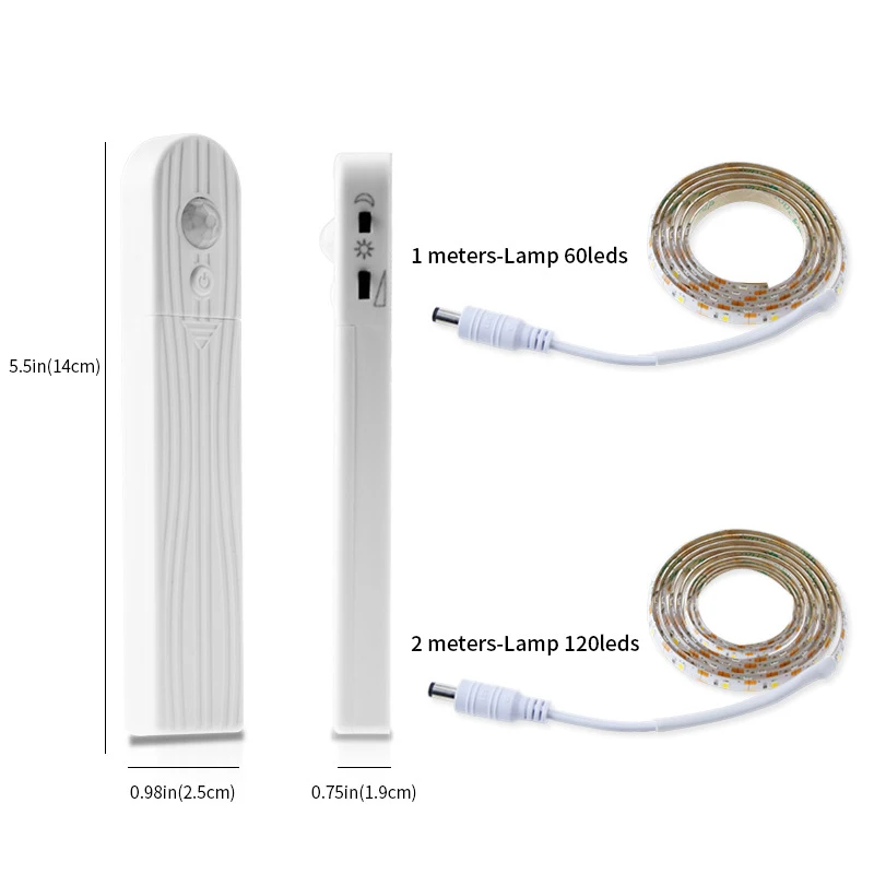 Светодиодная лента для шкафа беспроводной светильник с пассивным ИК датчиком
