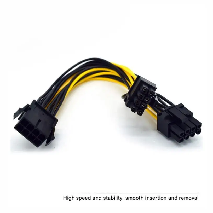 

PCI-Express PCIE 8 Pin to Dual 8 (6+2) Pin VGA Graphic Video Card GPU Adapter Power Supply Splitter Cable