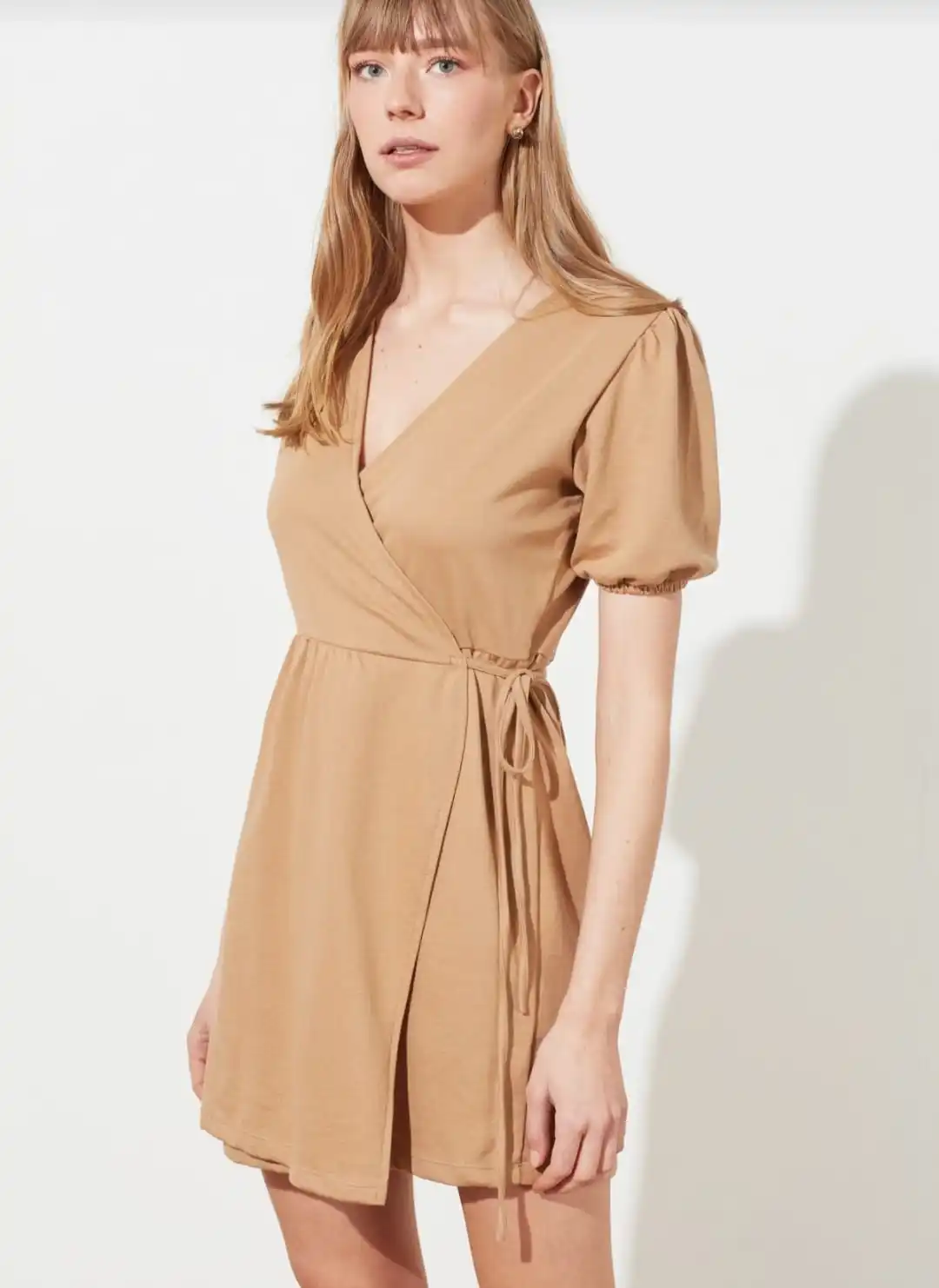 Норковый двойной воротник до груди трикотажное платье. Женские размеры платья xs s