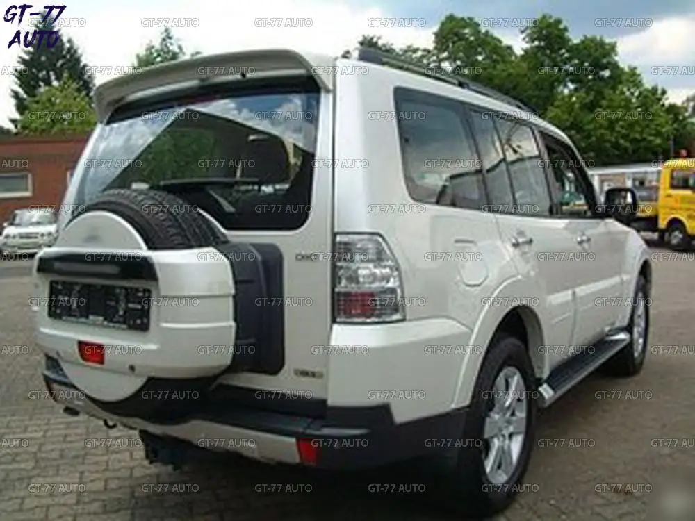 Спойлер на крышку багажника для Mitsubishi Pajero 3/4 1999-2014 saber внешний материал ABS пластик