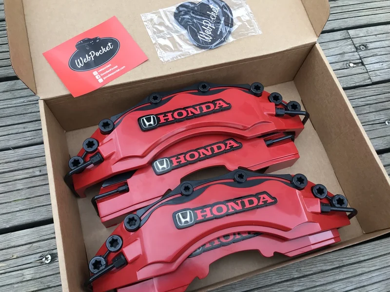

Honda Civic Accord Fit TypeR S2000 Red Big Brake Caliper Covers 4 pc