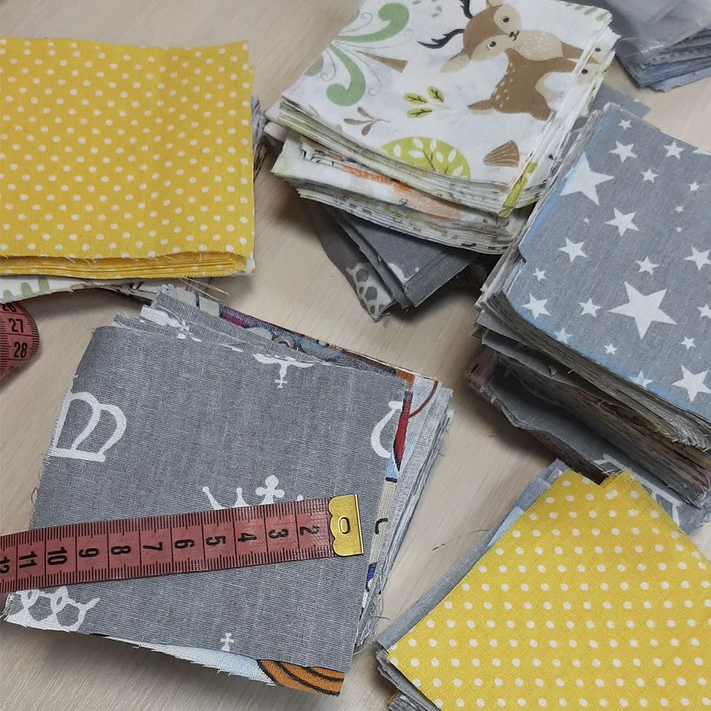 Ткань для рукоделия и шитья - игрушек пэчворка постельного белья подушек.