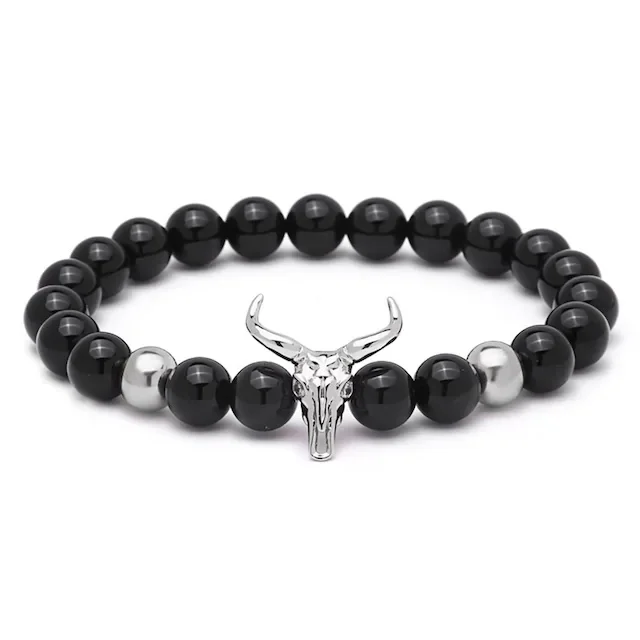 

BULL SILVER DIAMOND EYE BRACELET 317051350