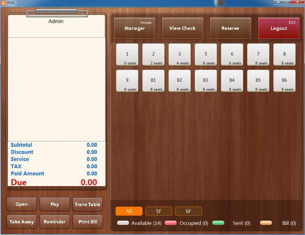 Single Pos System All in One epos Terminal Touch Screen POS with Optional Professional Restaurant Software | Компьютеры и офис