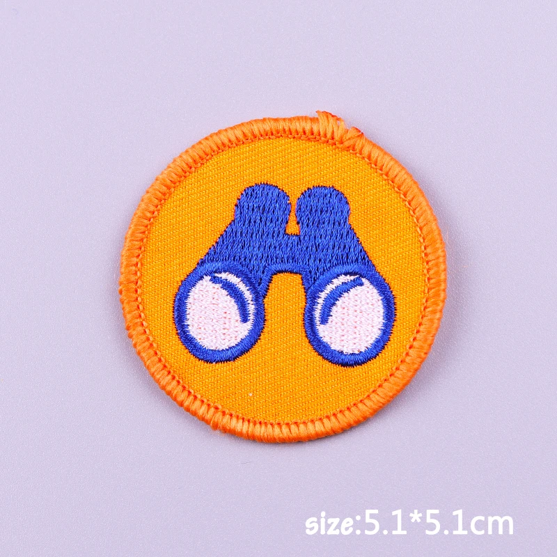 Нашивки с утюгом для мальчиков-разведчиков походов яркая одежда спортивная