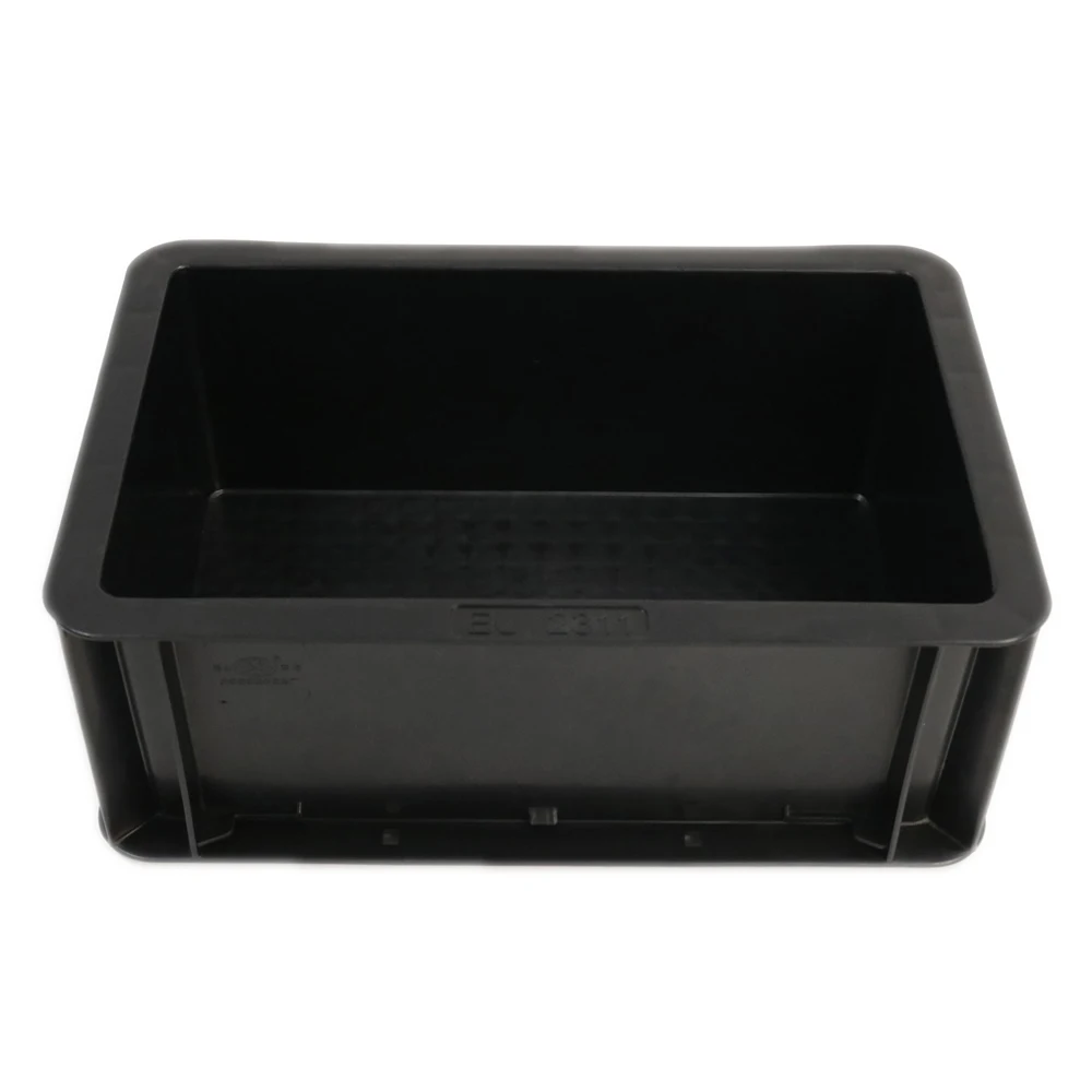 

Q-EU2311 300X200X120mm High-Quality Black Antistatic ESD Euro Container Box Without Cover