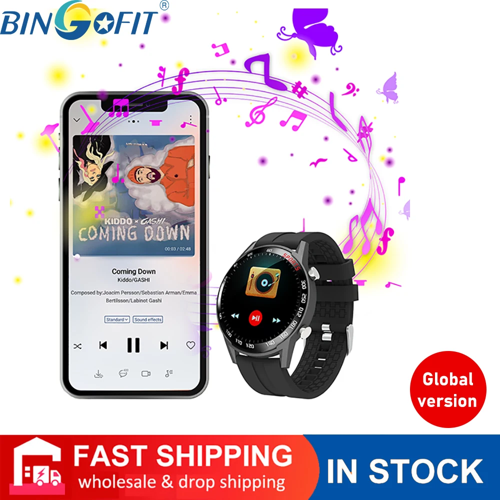 BingoFit фитнес браслеты монитор сердечного ритма умные часы для мужчин Xiaomi Relogio