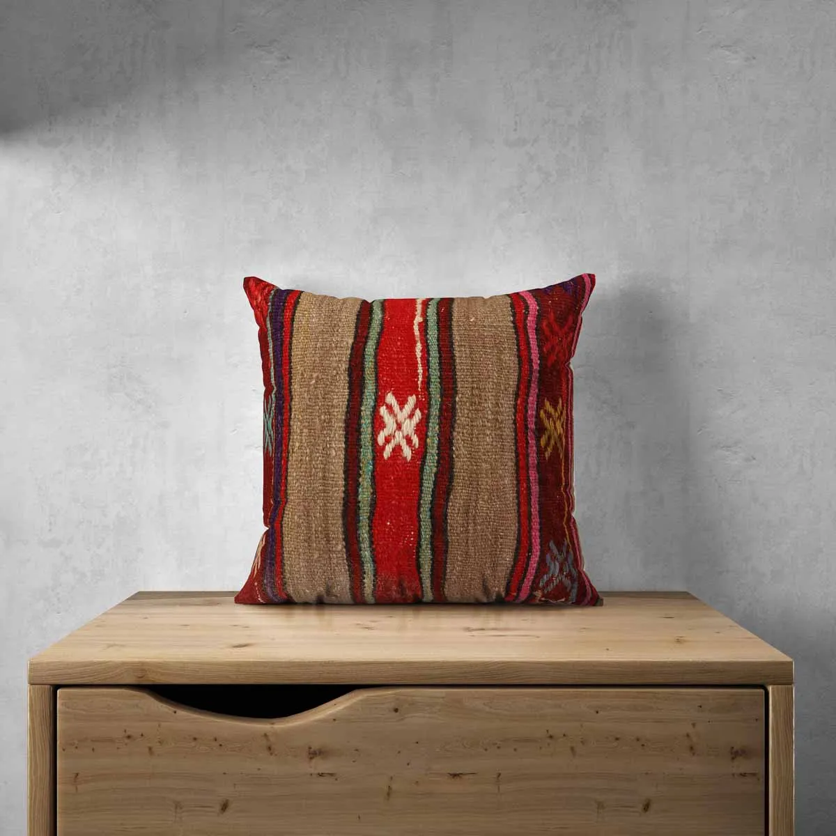 

Анатолийская Турецкая Подушка Kilim, наволочка 40x40, декоративная подушка, подушка в стиле бохо, диванная декоративная подушка, наволочка для п...
