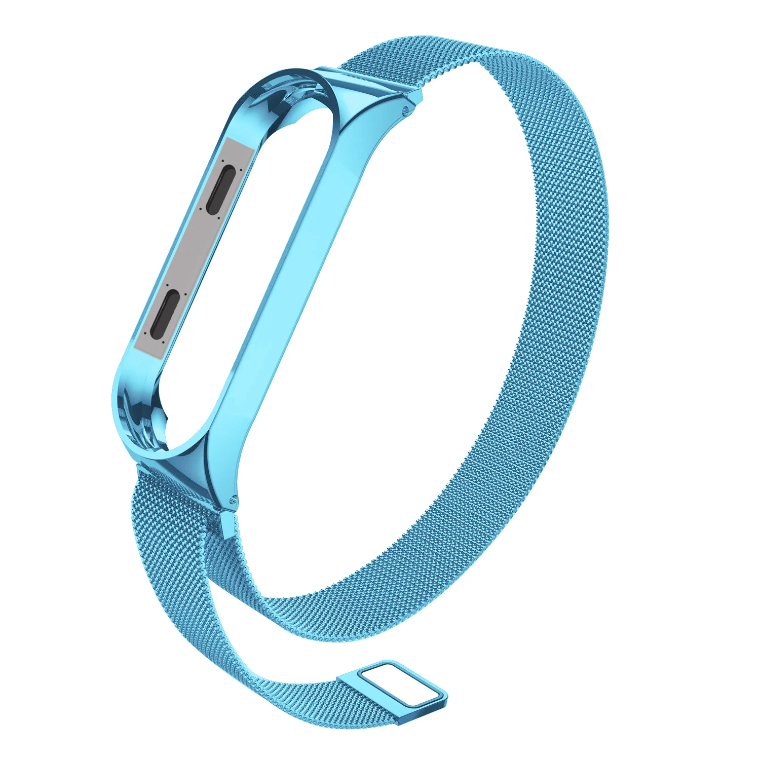 Wristband Metal Stainless Steel Strap For Xiaomi Mi Band 3 4 Wrist Watch Strap For Xiaomi Miband 3 4 Bracelet For Mi Band 3