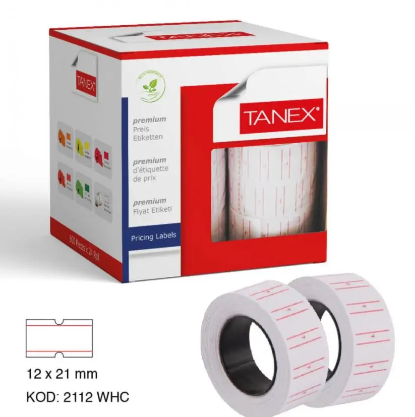 Цветная ценовая этикетка для 24 шт. стеклянных бутылок ручек стаканов и других