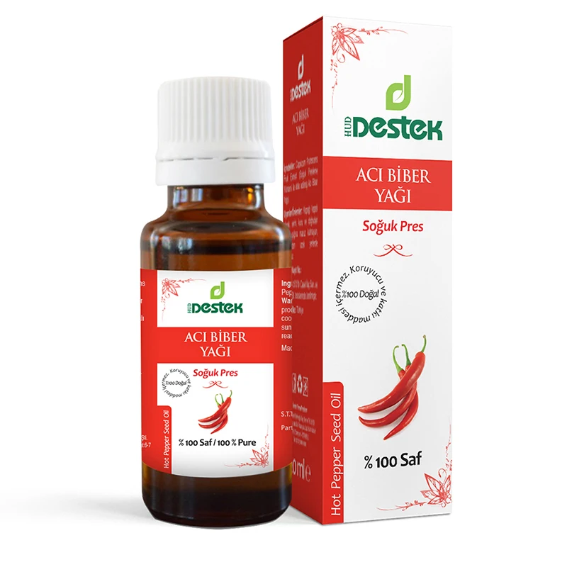 Масло из семян горячего перца 100% органическое 20 мл эфирные масла турецких