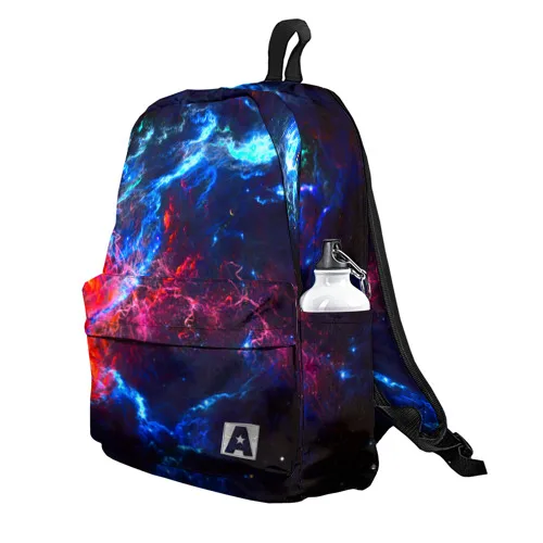 Рюкзак 3D с принтом Космос для мальчиков и девочек работы в школе путешествий