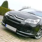 Универсальная губа переднего бампера для Citroen C4, 3 шт., АБС-пластик, матовый черный, для Citroen, все модели