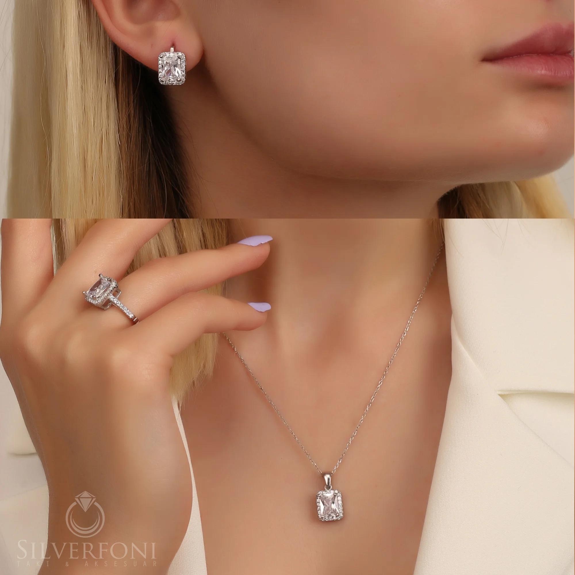 Ensemble de baguettes en argent Sterling 925 pour anniversaire, bracelet de fiançailles fait à la main, bijou de qualité supérieure, breloque modèle 6