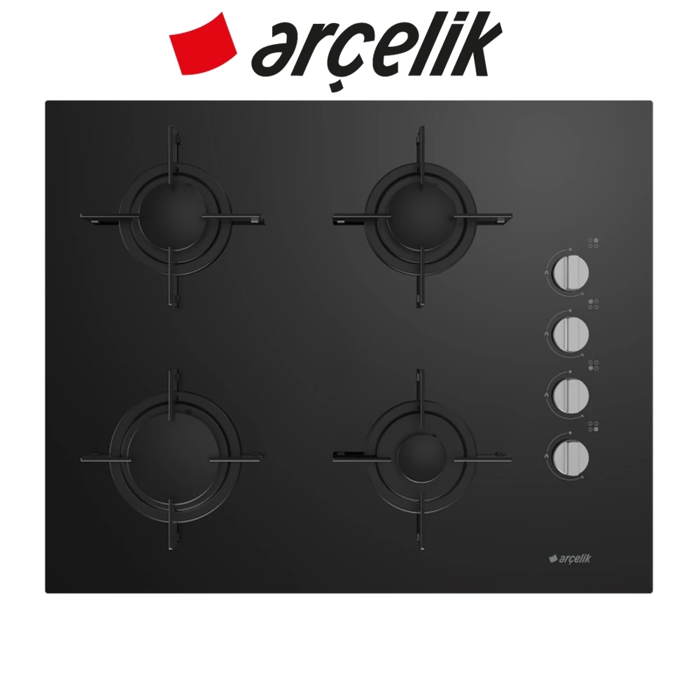 Сделано в Турции черное стекло природный газ кухонная бытовая Встроенная плита