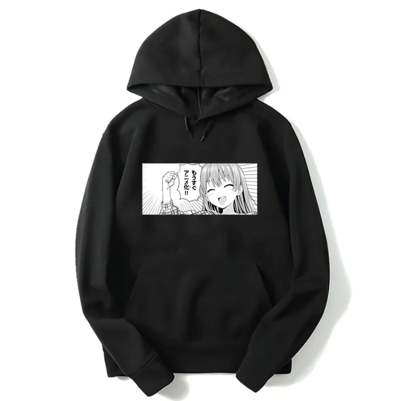 

Fashion Men/women Sweatshirt Girlfriend also she Anime Printed Hoodies Pullover Harajuku Tops