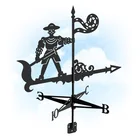Флюгер ветроуказатель на крышу дома большой Старый Томас садовый декор из металла украшение на улице для сада дачи двора