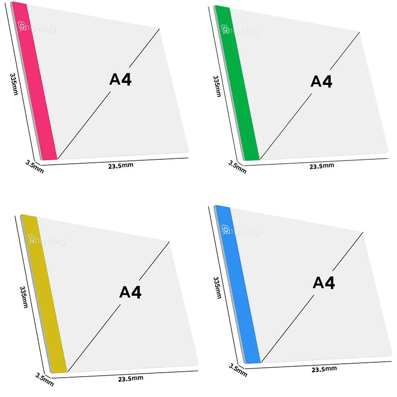 

A4 Led Light Pad for Diamond Painting Tools 3 Lever Adjustable Light Table Board Pad Kits Diamond Embroidery Accessories Set
