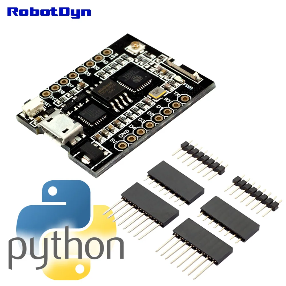 Мини Wi Fi плата MicroPython ESP8266 D1. Форма Ardulno R3. Доска для питона.|Интегральные схемы| |