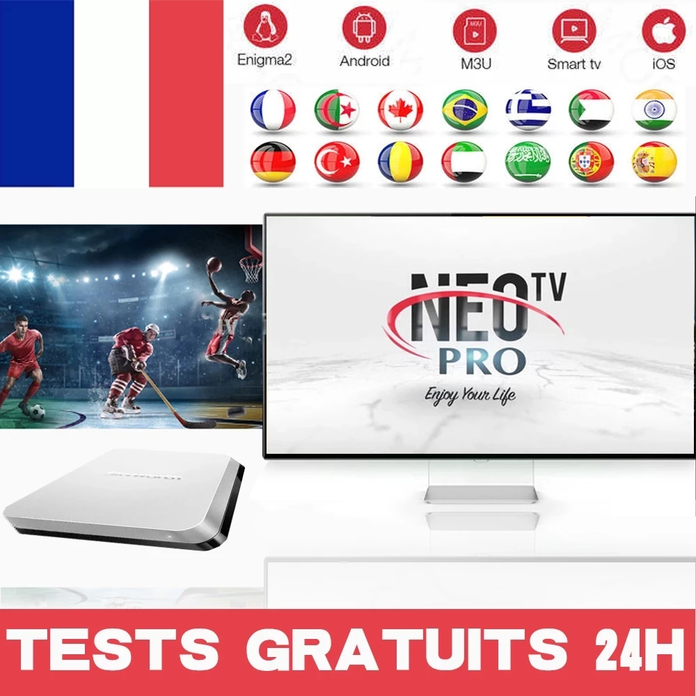 

NEOX NEO TV PRO NEO PRO NEOX for Arabic ip france Belgium Canada neo tv pro Morocco For Smart tv Android Box m3u neotv no app