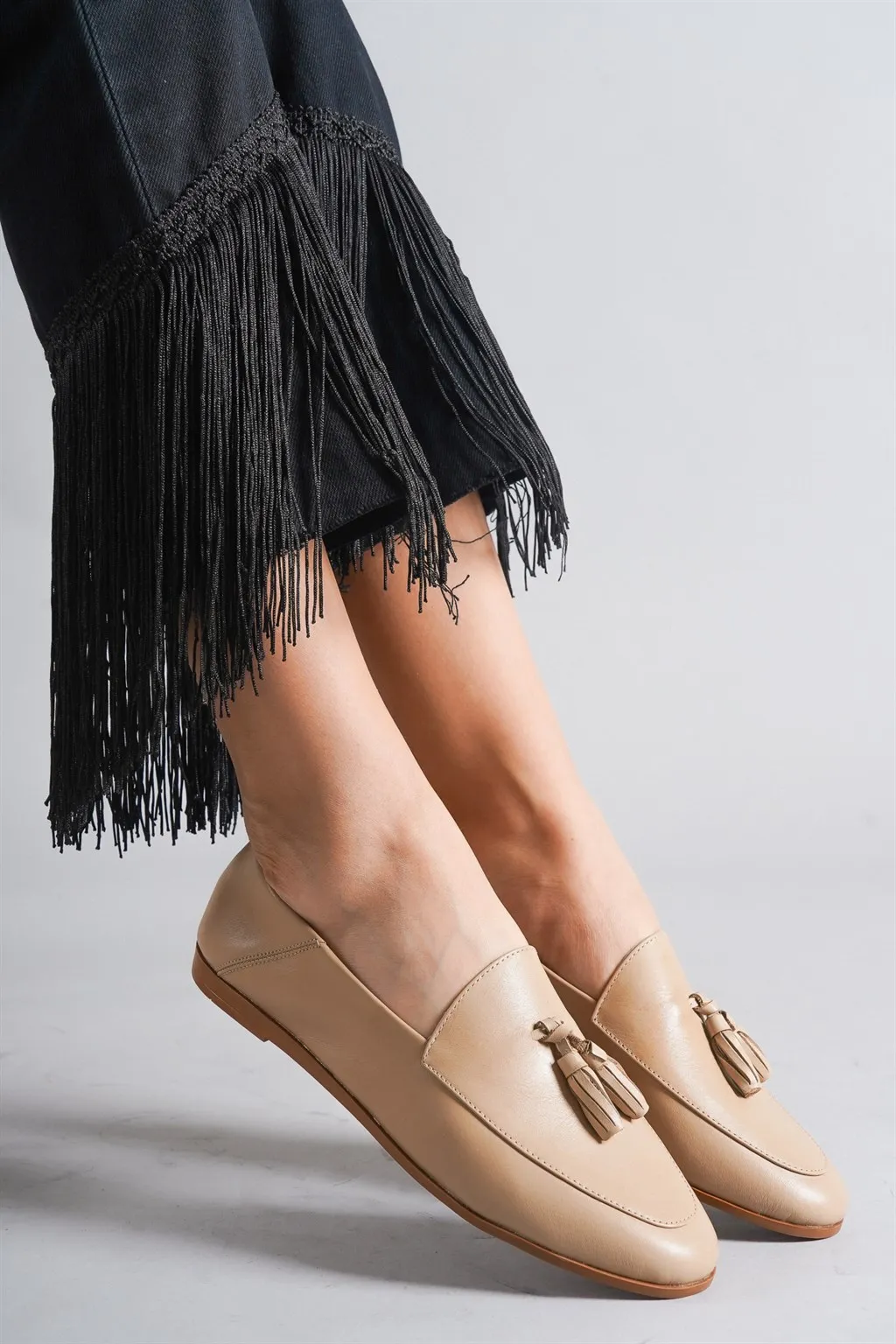 Women Natural 100% Genuine Leather Flat Casual Shoes Brand High Quality Leather Lace-up Solid 5colors Elegant Ladies Flats spring