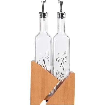 

Wooden Beech Tree Nostalgic Oil Vinegar Vine Stand