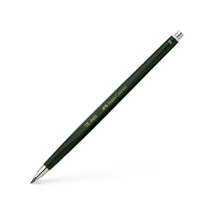 Карандаш цанговый 2.0 мм Faber-Castell TK® 9400 B зелёный |