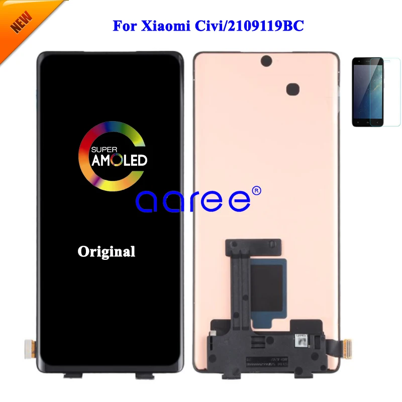 

AMOLED ЖК-дисплей оригинальный для Xiaomi Civi LCD для Xiaomi Civi 2109119BC ЖК-дисплей ЖК-экран сенсорный дигитайзер сборка