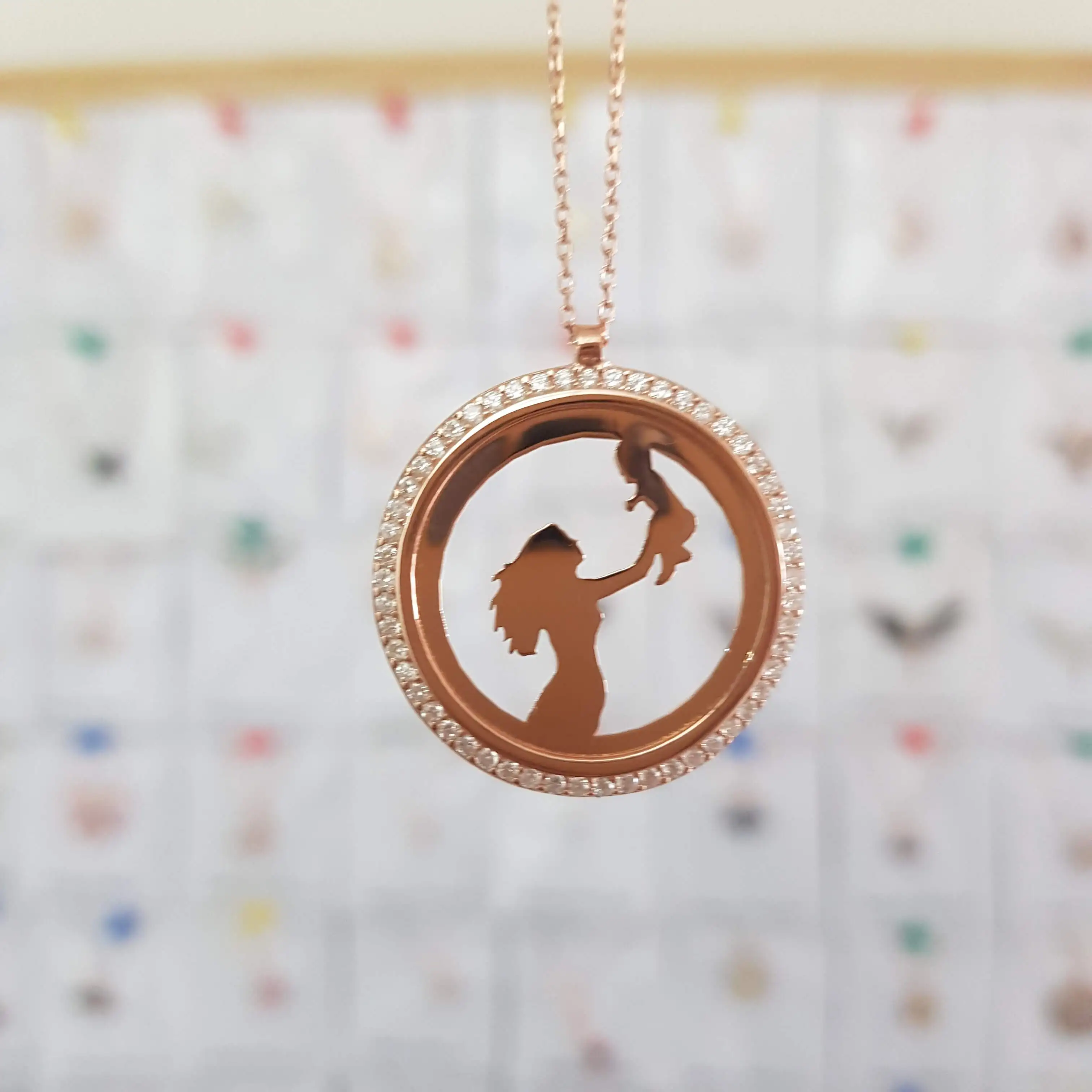 Collier en argent Sterling 925 pour femmes, chaîne élégante, pendentif de luxe, cadeau d'anniversaire