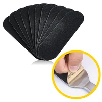 bng 10 5 3 5cm foot rasp 40pcs grit 80 180 sanding cloth replace for nail file files art pedicure feet care stainless metal