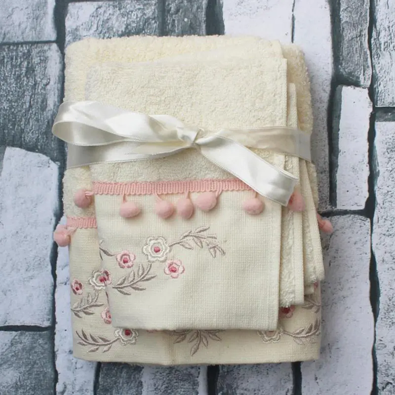 Свадебный мир 100% хлопок 2 шт. полотенце для рук и лица стильный дизайн кухонное